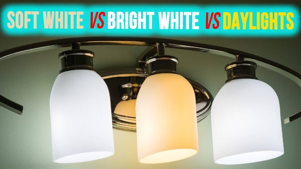 Soft White vs Bright White bulbs comparison pic