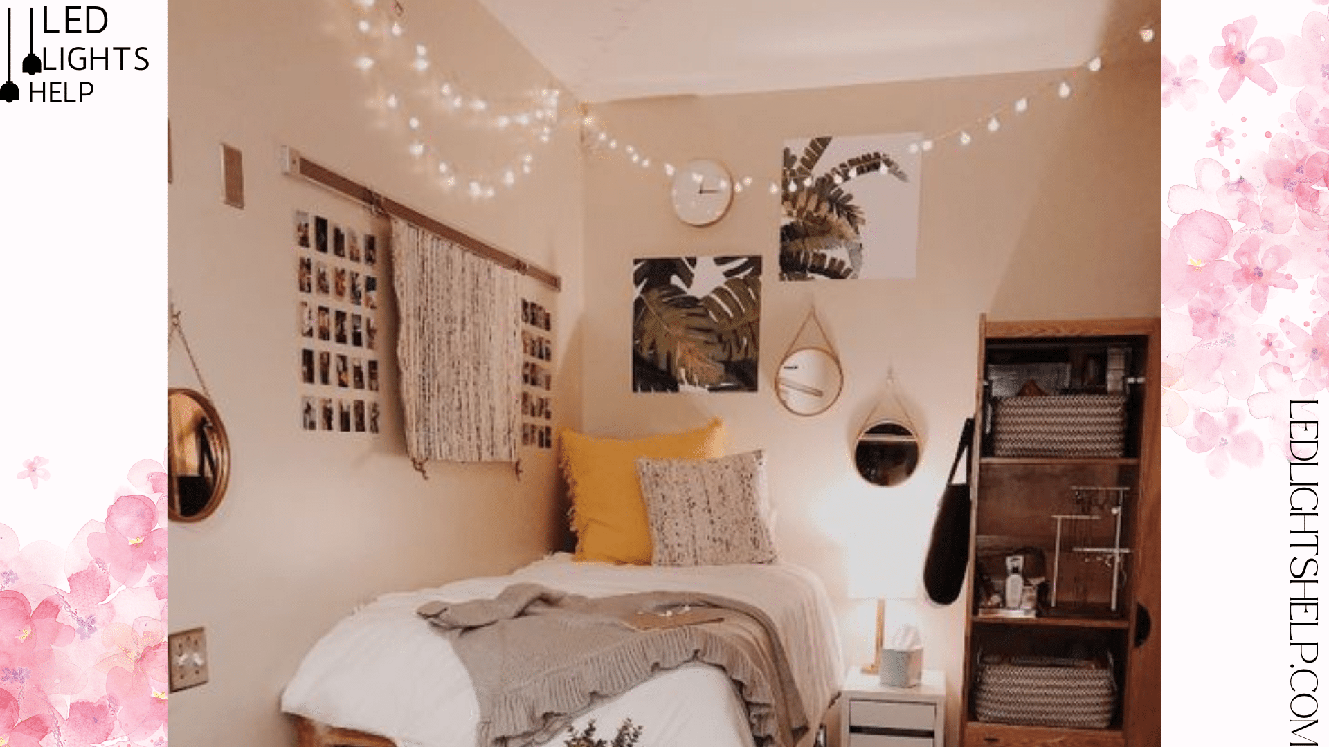 a dorm room