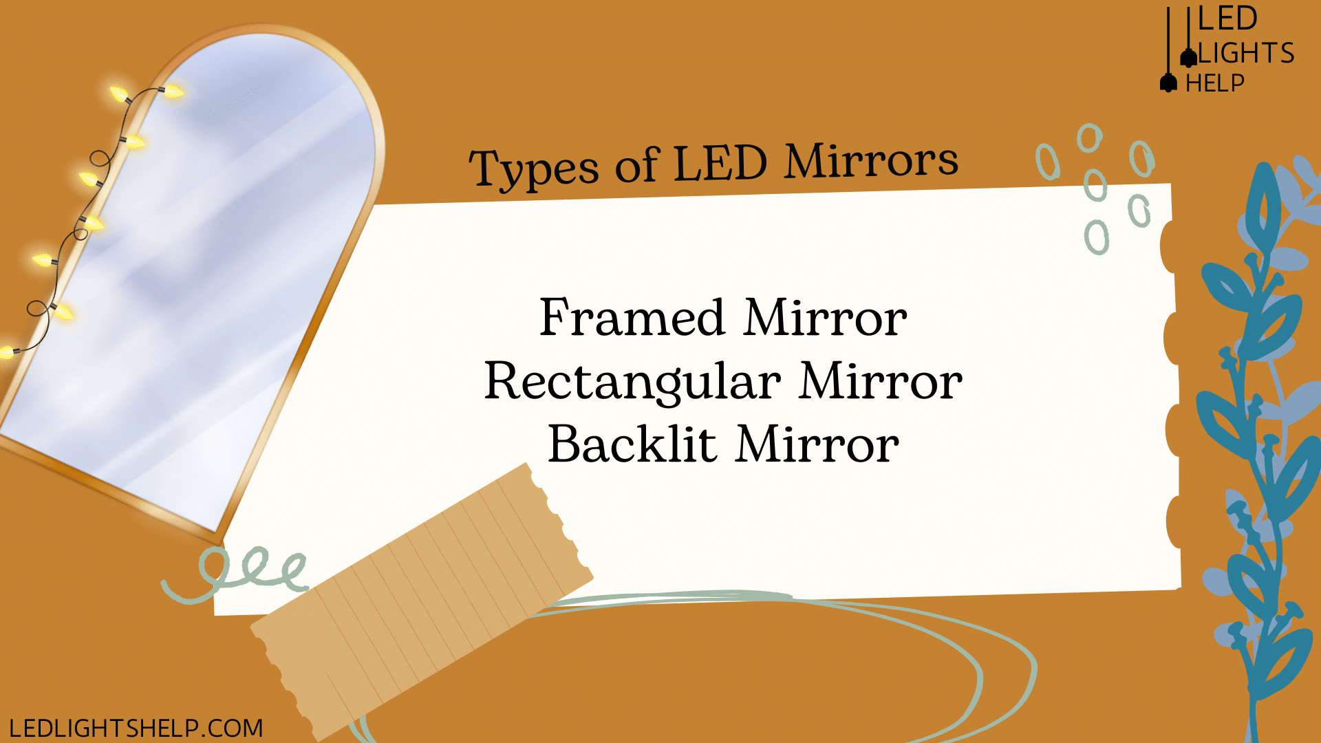 types of led mirror