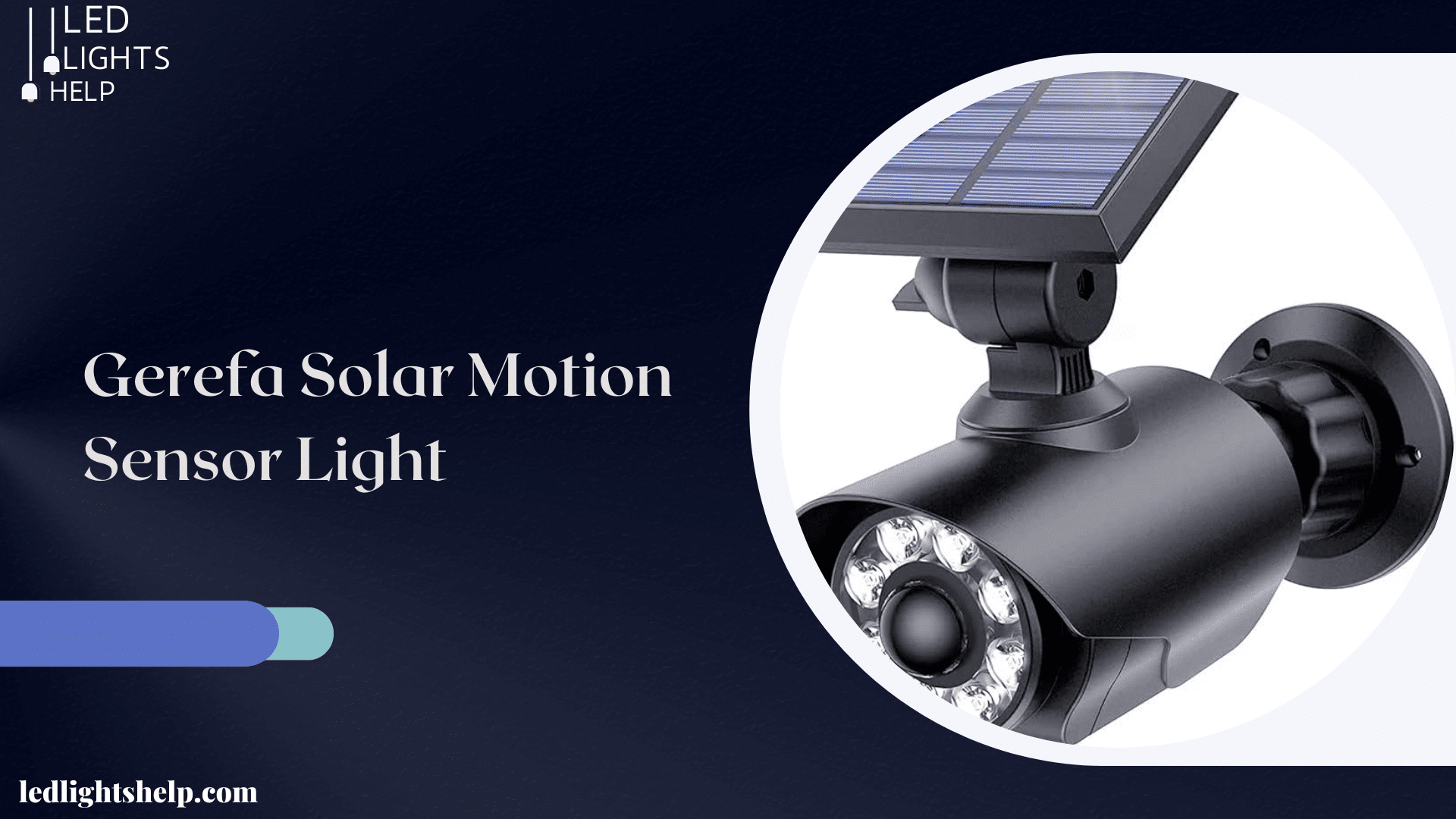 Gerefa Solar Motion Sensor Lights 